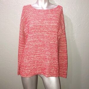 Antonio Melani pretty red and silver sweater
